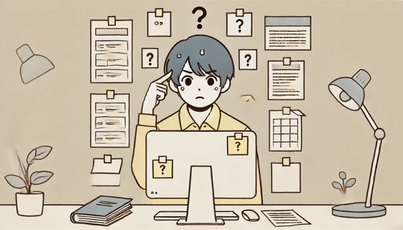 仕事が覚えられないと感じる理由
